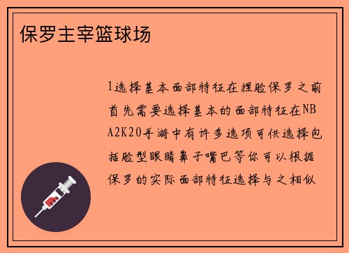 保罗主宰篮球场